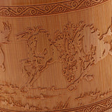 Max Creative Bamboo Pen and Pencil Container for Desktop Organizers  Style-3