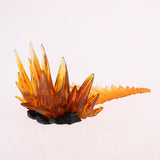 Max 2x Explode Effects Figure Display Stand for DIY Hot Dolls Accessories Yellow