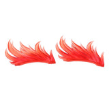 Max Burning Fire Effect Action Figure Display Stand for Gundam Model Red
