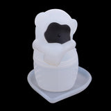 Max Monkey Loose Leaf Silicone Tea Steeper Ball Strainer Diffuser  White