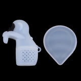 Max Monkey Loose Leaf Silicone Tea Steeper Ball Strainer Diffuser  White