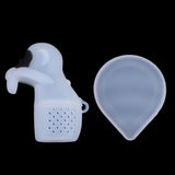 Max Monkey Loose Leaf Silicone Tea Steeper Ball Strainer Diffuser  White