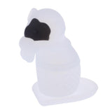 Max Monkey Loose Leaf Silicone Tea Steeper Ball Strainer Diffuser  White