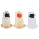 Max Monkey Loose Leaf Silicone Tea Steeper Ball Strainer Diffuser  White