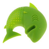 Max Shark Shape Silicone Tea Strainer Filter Tea Infuser Tea Accessories Green