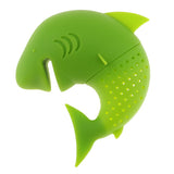 Max Shark Shape Silicone Tea Strainer Filter Tea Infuser Tea Accessories Green