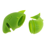 Max Shark Shape Silicone Tea Strainer Filter Tea Infuser Tea Accessories Green