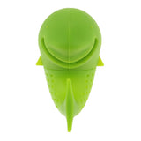 Max Shark Shape Silicone Tea Strainer Filter Tea Infuser Tea Accessories Green