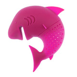 Max Shark Shape Silicone Tea Strainer Filter Tea Infuser Tea Accessories Pink