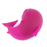 Max Shark Shape Silicone Tea Strainer Filter Tea Infuser Tea Accessories Pink