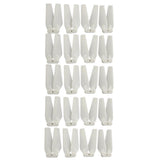 Max 20pcs RC Drone Propeller Props for E58 S168 JY019 Four-axle Aircraft White