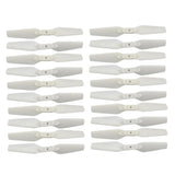 Max 20pcs RC Drone Propeller Props for E58 S168 JY019 Four-axle Aircraft White