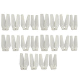 Max 20pcs RC Drone Propeller Props for E58 S168 JY019 Four-axle Aircraft White