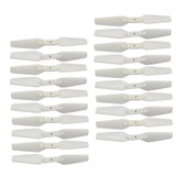 Max 20pcs RC Drone Propeller Props for E58 S168 JY019 Four-axle Aircraft White