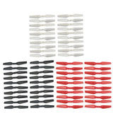 Max 20pcs RC Drone Propeller Props for E58 S168 JY019 Four-axle Aircraft White