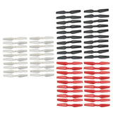 Max 20pcs RC Drone Propeller Props for E58 S168 JY019 Four-axle Aircraft White