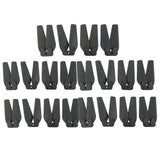 Max 20pcs RC Drone Propeller Props for E58 S168 JY019 Four-axle Aircraft Black