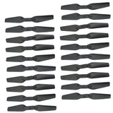 Max 20pcs RC Drone Propeller Props for E58 S168 JY019 Four-axle Aircraft Black