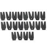 Max 20pcs RC Drone Propeller Props for E58 S168 JY019 Four-axle Aircraft Black