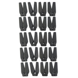 Max 20pcs RC Drone Propeller Props for E58 S168 JY019 Four-axle Aircraft Black