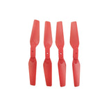 Max 20pcs RC Drone Propeller Props for E58 S168 JY019 Four-axle Aircraft Red