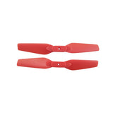 Max 20pcs RC Drone Propeller Props for E58 S168 JY019 Four-axle Aircraft Red
