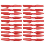 Max 20pcs RC Drone Propeller Props for E58 S168 JY019 Four-axle Aircraft Red