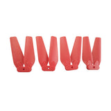 Max 20pcs RC Drone Propeller Props for E58 S168 JY019 Four-axle Aircraft Red