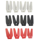 Maxbell 12Pcs RC Drone Super Toughness Propeller Props for E58 S168 JY019 Four-axle Aircraft Spare Parts