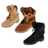 Max 1/6 Scale Men Women Soldier Military Boots Shoes Action Figure Boots Camel