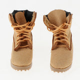 Max 1/6 Scale Men Women Soldier Military Boots Shoes Action Figure Boots Camel