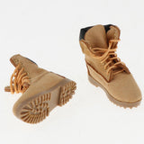 Max 1/6 Scale Men Women Soldier Military Boots Shoes Action Figure Boots Camel