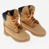 Max 1/6 Scale Men Women Soldier Military Boots Shoes Action Figure Boots Camel