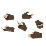 Max 3 Pair 1/6 Scale Flexible Hands in Gloves for 12" Female Action Figure Green