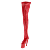 Max 1/6 Women Over The Knee High Heel Boots Shoes for 12'' Action Figures Red