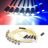 Max 5mm LED Light Night Bright Headlight Lamp for 1/5 1/8 1/10 1/12 1/16 RC Car