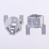 Max Metal C Hub Carriers for AXIAL SCX10 90027 90022 RC Crawler Parts Silver