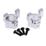 Max Metal C Hub Carriers for AXIAL SCX10 90027 90022 RC Crawler Parts Silver