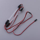 Max 2Pcs Chassis LED Tube Strip Light Bar for 1/10 RC Model Crawler Car Multi