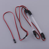 Max 2Pcs Chassis LED Tube Strip Light Bar for 1/10 RC Model Crawler Car Purple