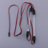 Max 2Pcs Chassis LED Tube Strip Light Bar for 1/10 RC Model Crawler Car Purple