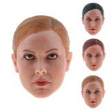 Max 1/6 Female Head Sculpt for 12Inch Hot Toys Action Figures Body Red-brown