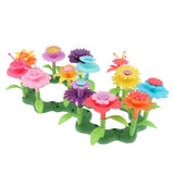 Max DIY Flower Arrangement Toy Build a Bouquet Floral Stacking Toy Set 100Pcs