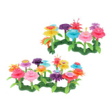 Max DIY Flower Arrangement Toy Build a Bouquet Floral Stacking Toy Set 100Pcs
