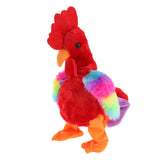 Max Electric Soft Plush Doll Toy Screaming Chicken Walking Singing Animal Red