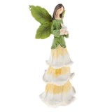 Max Resin Angel Figurine Creative Sculptures Statue Desk Decoration Gift Yellow