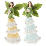 Max Resin Angel Figurine Creative Sculptures Statue Desk Decoration Gift Yellow