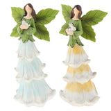 Max Resin Angel Figurine Creative Sculptures Statue Desk Decoration Gift Yellow