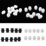 Max 10pcs PTZ AV Anti Vibration Rubber Damper Balls for FPV RC Quadcopter White