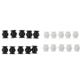 Max 10pcs PTZ AV Anti Vibration Rubber Damper Balls for FPV RC Quadcopter White